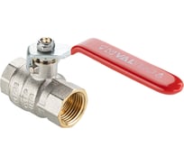 Кран шаровой Valtec BASE-ГОСТ полнопроходной с рукояткой-рычагом вн.-вн. DN15 PN40 1/2 VT.214S.N.04