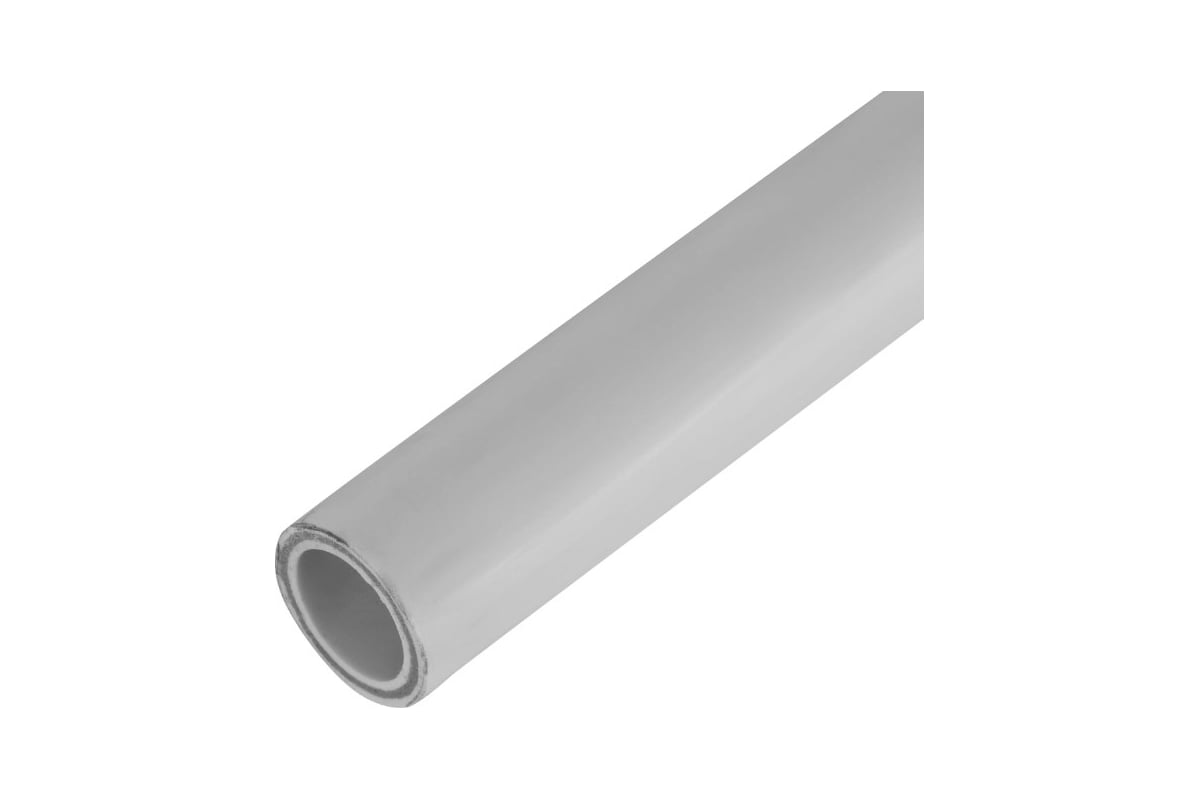 Армированная алюминием труба РОСТерм Aqua SDR6 40ммх6,7мм 2 м., белая ...