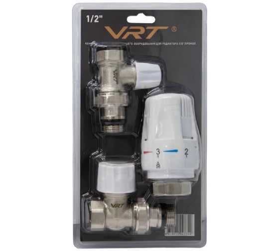 Комплект терморегулирующего оборудования для радиатора VRT 1/2'' прямой 556903
