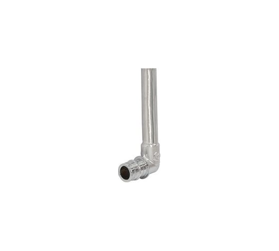 Угольник Giacomini 90 с хромированной трубкой для системы GX 20x15 L-250 мм Gia GX128X014