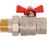 Кран шаровой Valtec BASE-ГОСТ со сгоном с рукояткой-бабочкой вн.-нар. DN20, PN40, 3/4 VT.227S.N.05 5