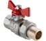 Кран шаровой Valtec BASE-ГОСТ со сгоном с рукояткой-бабочкой вн.-нар. DN25, PN40, 1 VT.227S.N.06 1