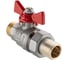 Кран шаровой Valtec BASE-ГОСТ со сгоном с рукояткой-бабочкой нар.-нар. DN15, PN40, 1/2 VT.226S.N.04 1
