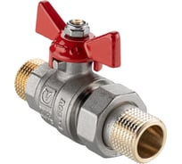 Кран шаровой Valtec BASE-ГОСТ со сгоном с рукояткой-бабочкой нар.-нар. DN20, PN40, 3/4 VT.226S.N.05