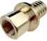 Муфта для PE-X/PE-RT труб РОС аксиальная латунь Дн 32х1/2 ВР  (130-1248) R0345093 3