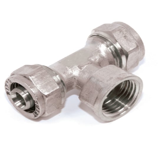 Фитинг SMT ТЕАМ TM T20x1/2Fx20 (Тр-к ц.-вн.рез.-ц.), 1609N200420