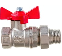 Шаровой для воды VALFEX 1/2" ВР/НР бабочка, американка, латунный VF.227.NB1.012.Bir