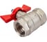 Шаровой кран для воды VALFEX OPTIMA 1/2" ВР/ВР бабочка, никелированная латунь VF.217.NLB1.012.Bir 2