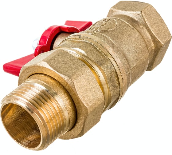 Шаровой для воды VALFEX американка, 3/4" ВР/НР ручка-бабочка VF.227.LB1.034.Bir