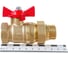 Шаровой для воды VALFEX американка, 3/4" ВР/НР ручка-бабочка VF.227.LB1.034.Bir 2