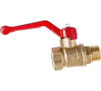 Шаровой для воды VALFEX 1/2" ВР/НР ручка-рычаг, латунный 11Б27фт1М VF.215.LR1.012.Bir