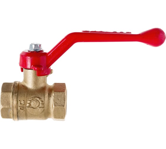 Латунный шаровой кран для воды VALFEX OPTIMA 1/2" ВР/ВР ручка-рычаг 11Б27фт1М VF.214.L0R1.012.Bir