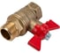 Шаровой для воды VALFEX 1/2" ВР/НР ручка-бабочка, латунный 11Б27фт1М VF.218.LB1.012.Bir 3