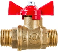 Шаровой для воды VALFEX 1/2" НР/НР ручка-бабочка, латунный 11Б27фт1М VF.219.LB1.012.Bir