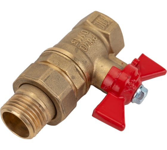 Шаровой для воды VALFEX американка, 1/2" ВР/НР ручка-бабочка VF.227.LB1.012.Bir