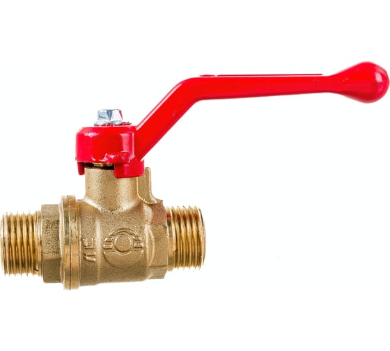 Шаровой для воды VALFEX 1/2" НР/НР ручка-рычаг, латунный 11Б27фт1М VF.220.LR1.012.Bir