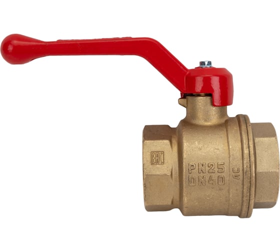 Шаровой для воды VALFEX 1 1/2" ВР/ВР ручка-рычаг, латунный 11Б27фт1М VF.214.LR1.112.Bir 1