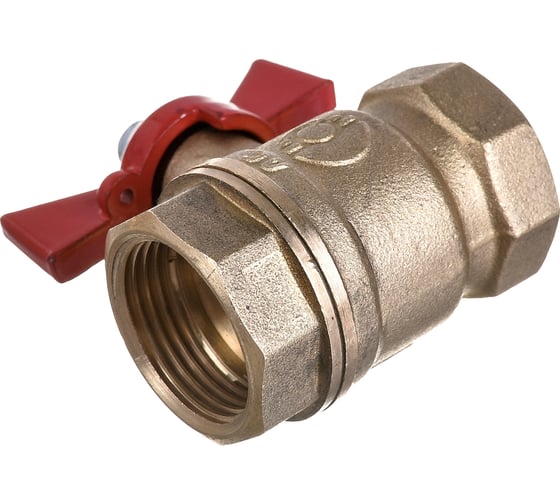 Латунный шаровой кран для воды VALFEX OPTIMA 3/4" ВР/ВР ручка-бабочка 11Б27фт1М VF.217.L0B1.034.Bir
