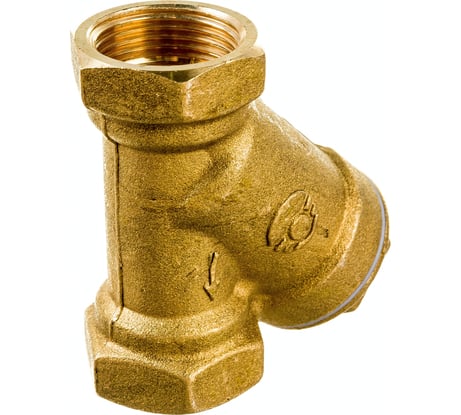 Сетчатый фильтр для воды VALFEX 3/4" ВР/ВР латунный, под пломбу 46Б5фт1 VF.192.L00.034.Bir