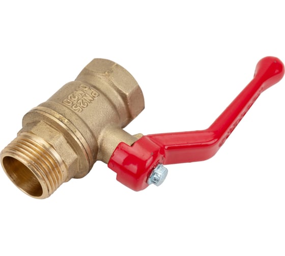 Латунный шаровой кран для воды VALFEX OPTIMA 3/4" ВР/НР ручка-рычаг 11Б27фт1М VF.215.L0R1.034.Bir