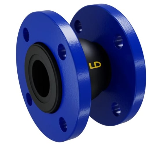 Компенсатор фланцевый резиновый LD (EPDM) DN 50 PN 16 LD PRIDE LD.КФР.050.16