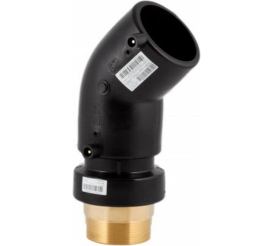 Электросварной переходной отвод ПЭ EUROSTANDARD 45 градусов наружная резьба d 40 SDR7.4 2167160040