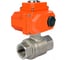 Кран шаровой DN.ru КШМП.316.230-ISO Ду25 Ру63 с электроприводом QT2-003-220VAC D160-77746 1