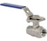 Кран шаровой DN.ru 316-316-PTFE-FP-T-ISO-H Ду25 Ру63 WDVF полнопроходной, с ISO-фланцем и рукояткой D160-89924 1