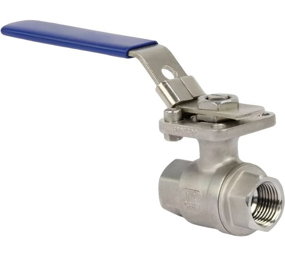 Кран шаровой DN.ru 316-316-PTFE-FP-T-ISO-H Ду32 Ру63 WDVF полнопроходной, с ISO-фланцем и рукояткой D160-89925