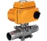 Кран шаровой DN.ru 304-304-PTFE-W-ISO-H LONG Ду150 Ру16 с электроприводом QT-040 220В D160-77688 1