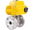 Кран шаровой DN.ru КШФП.316.200 Ду80 Ру16 полнопроходной, с электроприводом QT-008 24В D160-77691 1