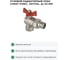 Кран шаровой СаМат Плюс д= 20 б г/ш угловой (американка) (1 шт) SanT-0553 2