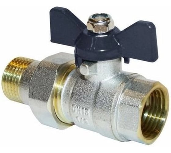 Кран шаровой СаМат Плюс д=15 б г/ш (американка) (1 шт) SanT-1079