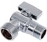 Кран шаровой СаМат Плюс 1/2"х3/4" угловой с отражат. (1 шт) SanT-1076 1