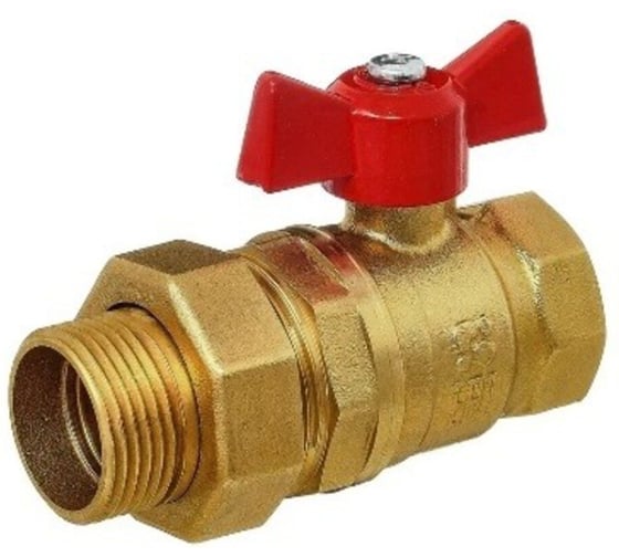 Кран шаровой СаМат Плюс д=15 б г/ш (американка) (1 шт) SanT-1665