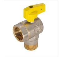 Кран газовый СаМат Плюс шар. угловой д=20 б г/ш (1 шт) SanT-2360