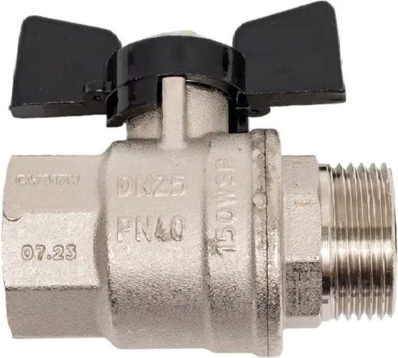 Кран шаровой СаМат Плюс д=15 б г/ш (1 шт) SanT-2786
