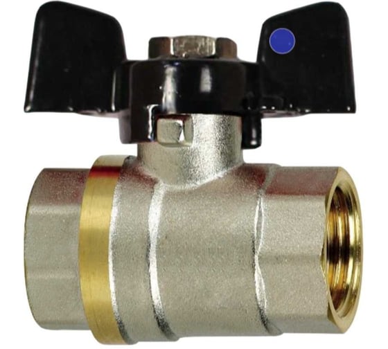 Кран шаровой СаМат Плюс д=25 б г/г (1 шт) SanT-2481