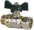 Кран шаровой СаМат Плюс д=20х3/4 цанга/штуцер МП (1 шт) SanT-2595 1