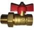 Кран шаровой СаМат Плюс д=25 б г/ш (американка) (1 шт) SanT-2745 1