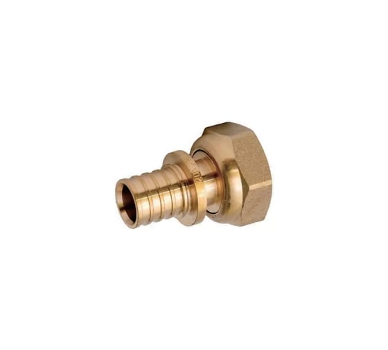 Переходник ViEiR 16x3/4F аксиальный латунный с накидной гайкой для труб из сшитого полиэтилена VRP164C (V)