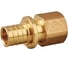 Переходник ViEiR 16x3/4F аксиальный латунный для труб из сшитого полиэтилена VRP164SF (V) 1