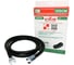 Шланг для душа ViEiR 1/2 x 1/2 150 см черный с внутренней резьбой VR60150C 1