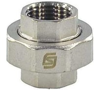 Соединитель американка SantechSystems латунь, Ду50 м/м никель 1 130-0904