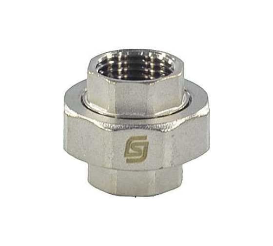 Соединитель американка SantechSystems латунь, Ду50 м/м никель 1 130-0904