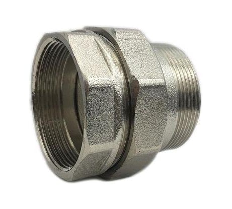 Соединитель американка SantechSystems латунь, Ду40 м/р никель 130-0463