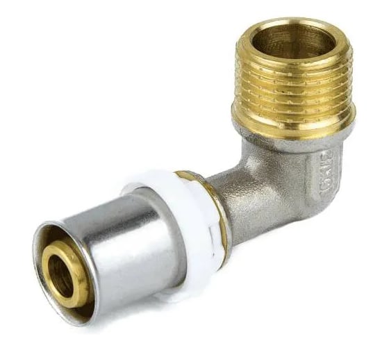 Aquasfera Угольник МП пресс лат Дн26х1х90гр НР 8006-06 130-0702