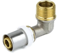 Aquasfera Угольник МП пресс лат Дн32х1х90гр НР 8006-07 130-0703