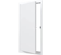 Лючок СаМат Плюс 150х300 LN пластиковый с нажимным замком, белый (1 шт) SanT-2725