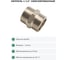 Ниппель СаМат Плюс 1 1/2" никель (1 шт) SanT-0500 2